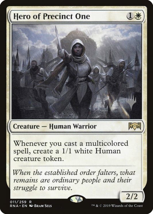 Hero of Precinct One (Promo Pack) [Ravnica Allegiance Promos] [Foil]