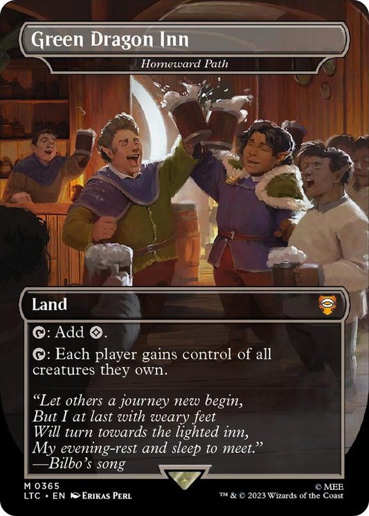 Green Dragon Inn - Homeward Path [The Lord of the Rings: Tales of Middle-Earth Commander] [Foil]
