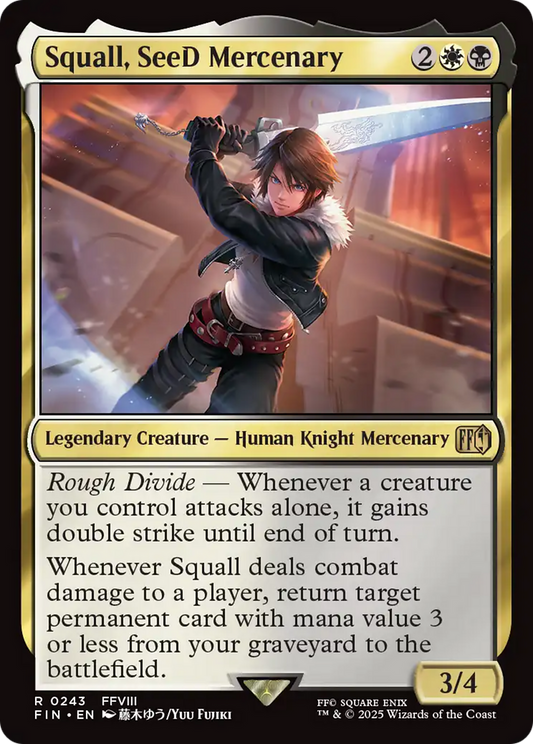 Squall, SeeD Mercenary [FINAL FANTASY] [Foil]