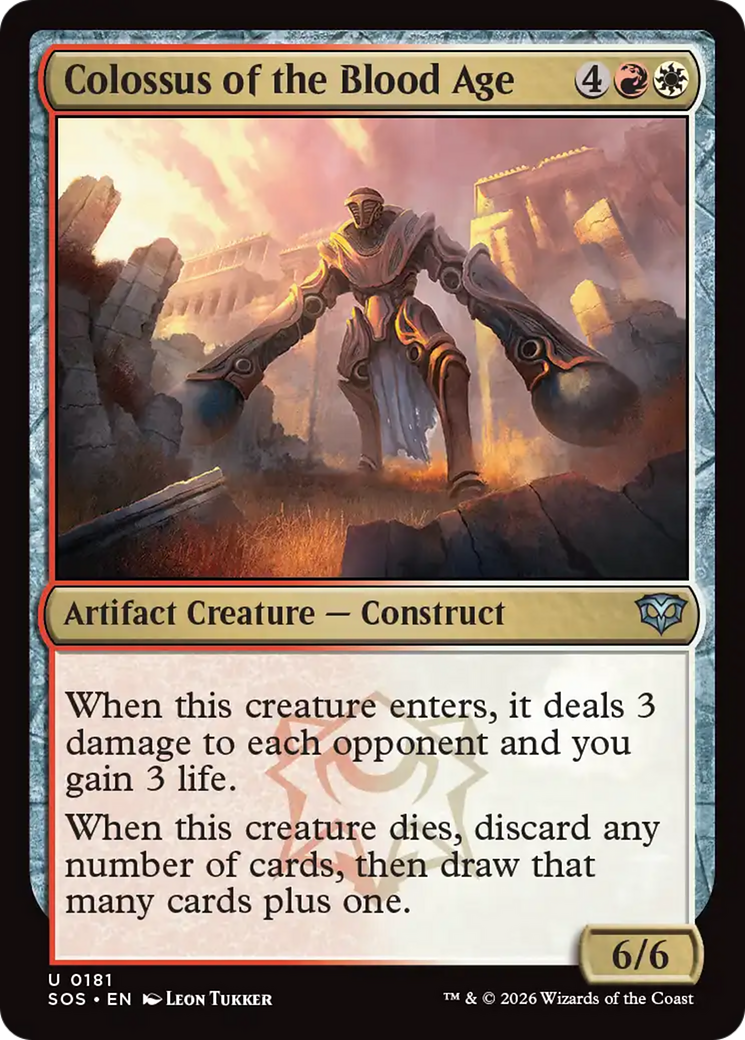 Colossus of the Blood Age [Secrets of Strixhaven] [Foil]