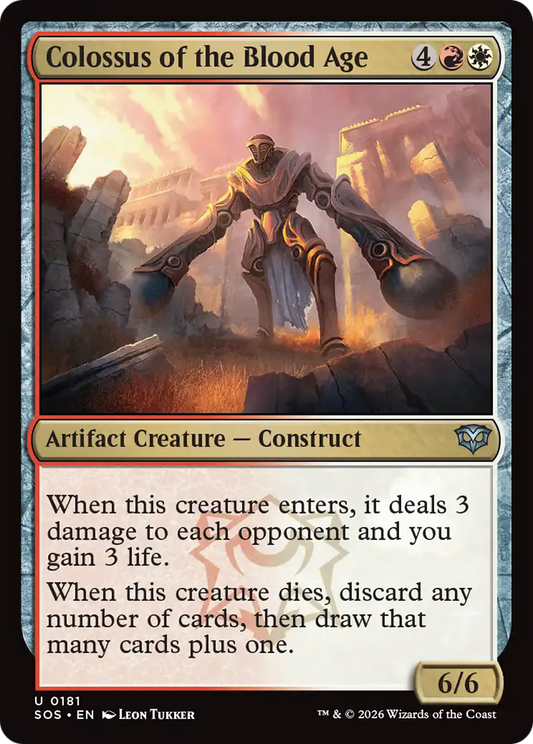 Colossus of the Blood Age [Secrets of Strixhaven] [Foil]