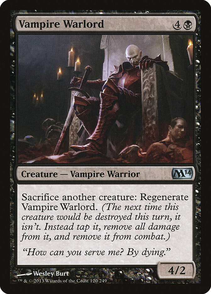 Vampire Warlord [Core Set 2014] [Foil]