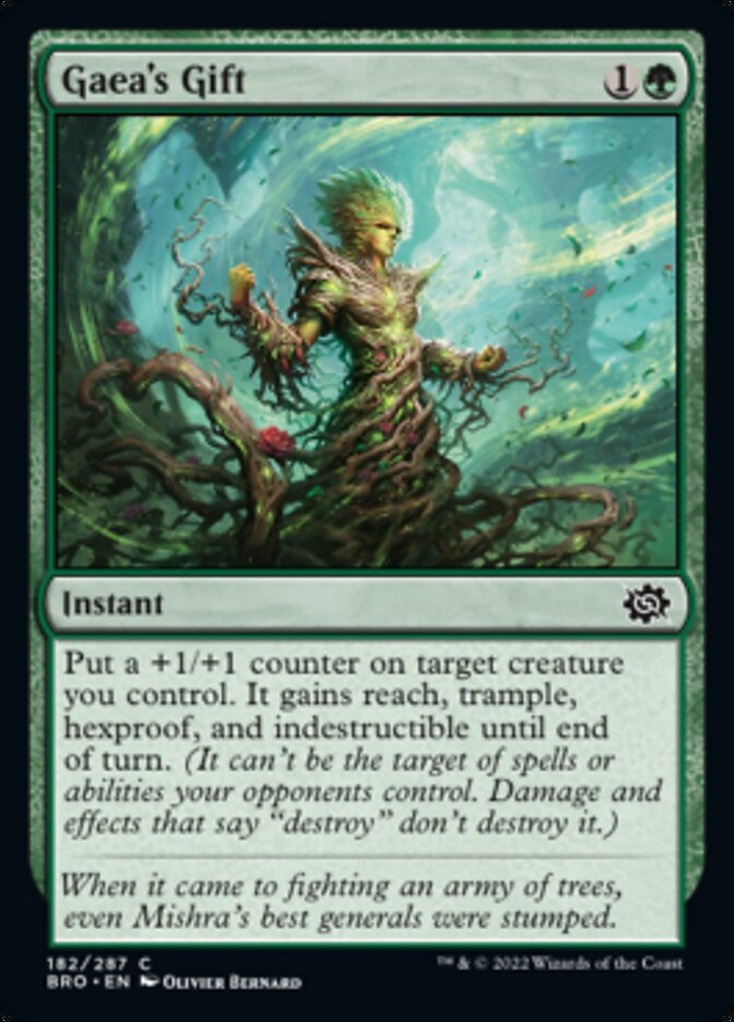 Gaea's Gift [The Brothers' War] [Foil]