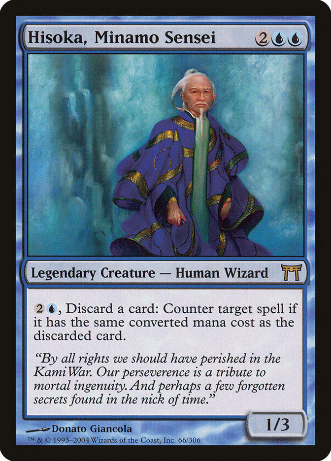 Hisoka, Minamo Sensei [Champions of Kamigawa] [Foil]