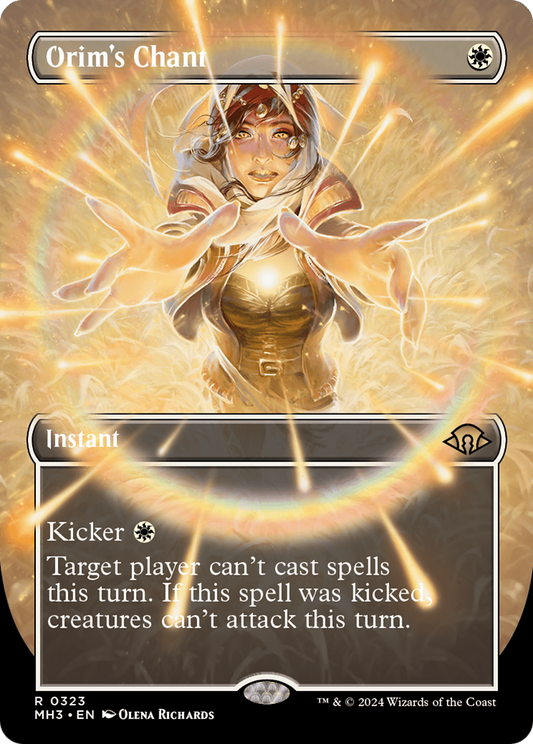 Orim's Chant (Borderless) [Modern Horizons 3] [Foil]