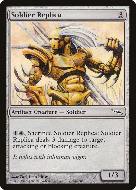 Soldier Replica [Mirrodin] [Foil]