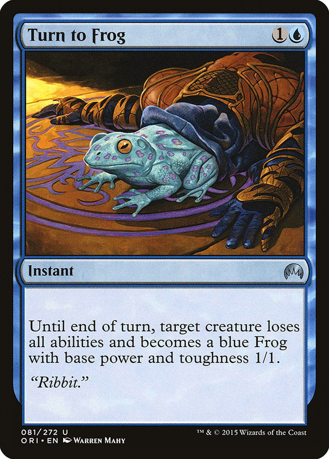 Turn to Frog [Magic Origins] [Foil]