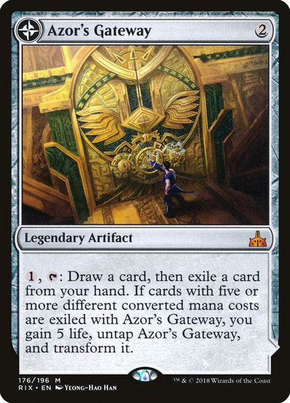 Azor's Gateway // Sanctum of the Sun [Rivals of Ixalan] [Foil]