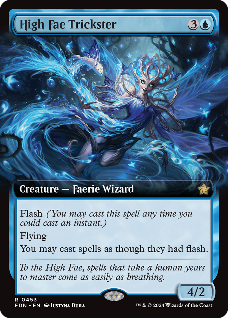 High Fae Trickster (Extended Art) [Foundations] [Foil]