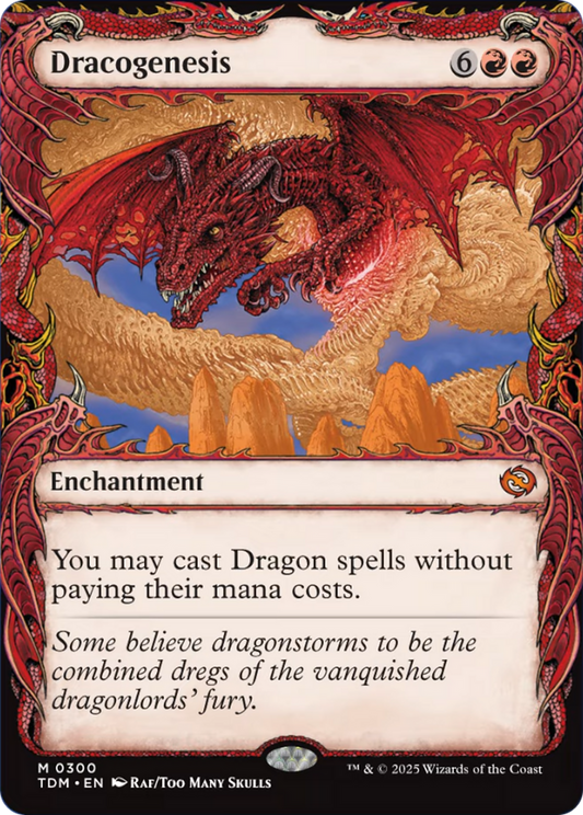 Dracogenesis (0300) (Showcase) [Tarkir: Dragonstorm] [Foil]