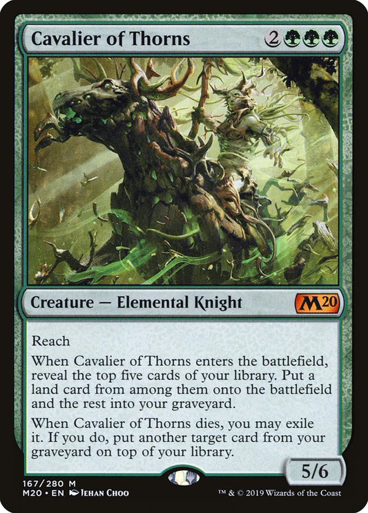 Cavalier of Thorns [Core Set 2020] [Foil]