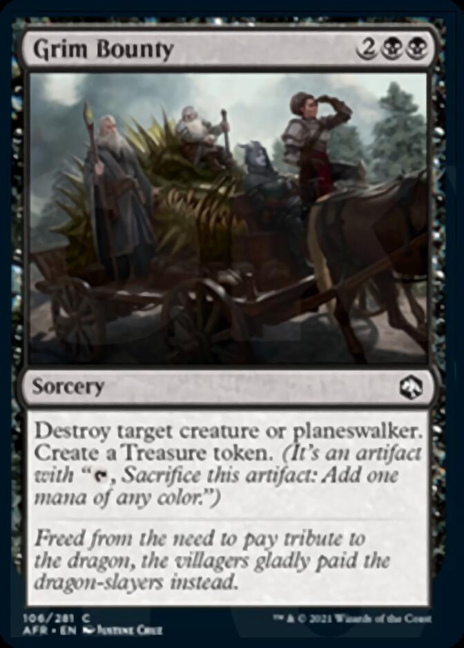 Grim Bounty [Dungeons & Dragons: Adventures in the Forgotten Realms] [Foil]