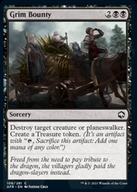 Grim Bounty [Dungeons & Dragons: Adventures in the Forgotten Realms] [Foil]