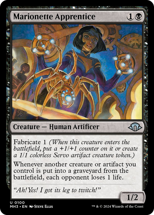 Marionette Apprentice [Modern Horizons 3] [Foil]