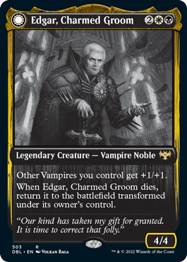 Edgar, Charmed Groom // Edgar Markov's Coffin [Innistrad: Double Feature] [Foil]