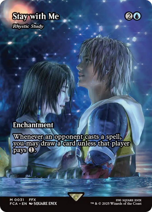 Stay with Me - Rhystic Study (Showcase) [FINAL FANTASY : Through the Ages] [Foil]