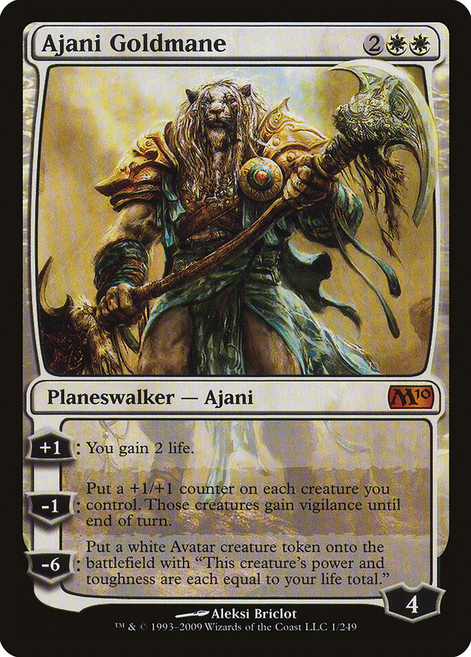 Ajani Goldmane [Core Set 2010]
