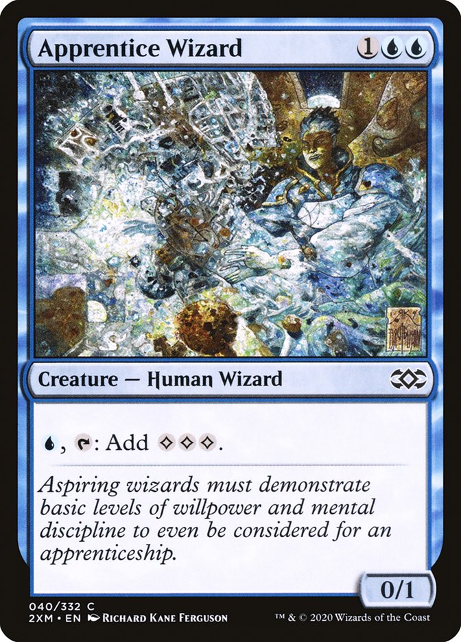 Apprentice Wizard [Double Masters] [Foil]