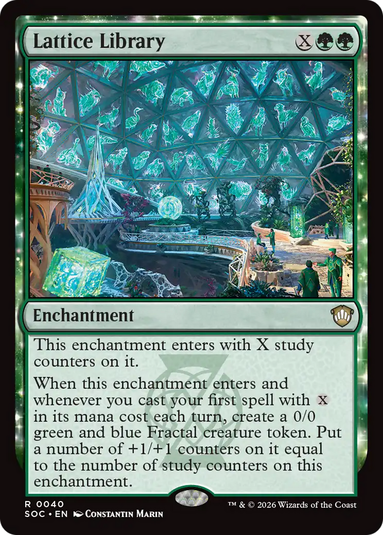 Lattice Library [Secrets of Strixhaven Commander] [Foil]