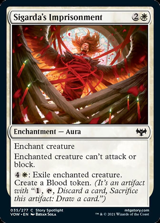 Sigarda's Imprisonment [Innistrad: Crimson Vow] [Foil]