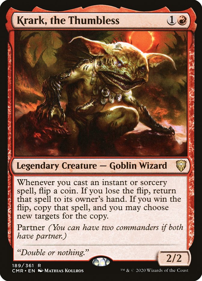 Krark, the Thumbless [Commander Legends] [Foil]