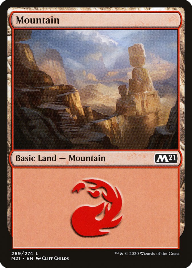Mountain (269) [Core Set 2021] [Foil]