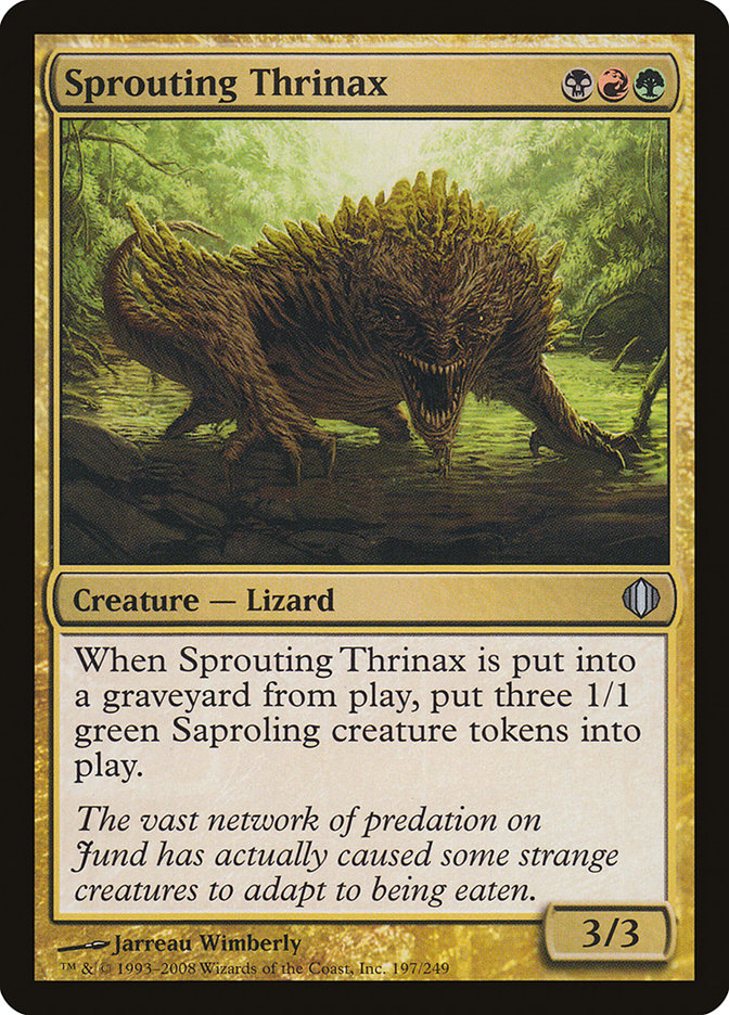 Sprouting Thrinax [Shards of Alara] [Foil]