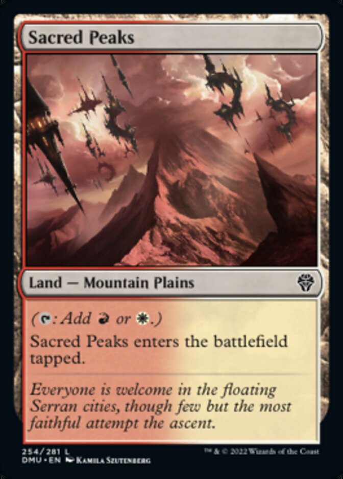 Sacred Peaks [Dominaria United] [Foil]