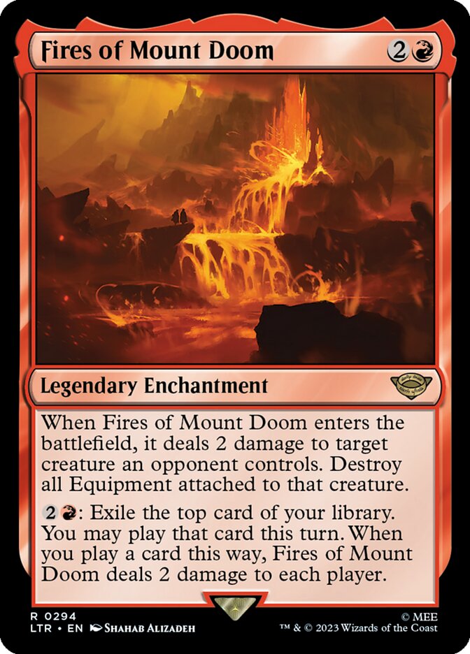Fires of Mount Doom [The Lord of the Rings: Tales of Middle-Earth] [Foil]