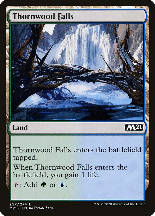 Thornwood Falls [Core Set 2021] [Foil]