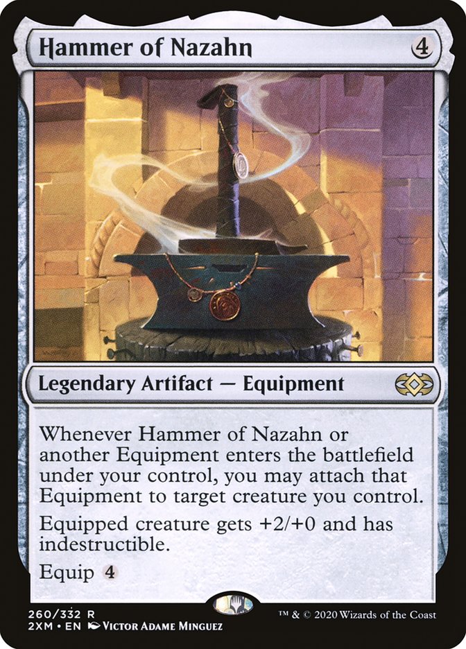 Hammer of Nazahn [Double Masters] [Foil]
