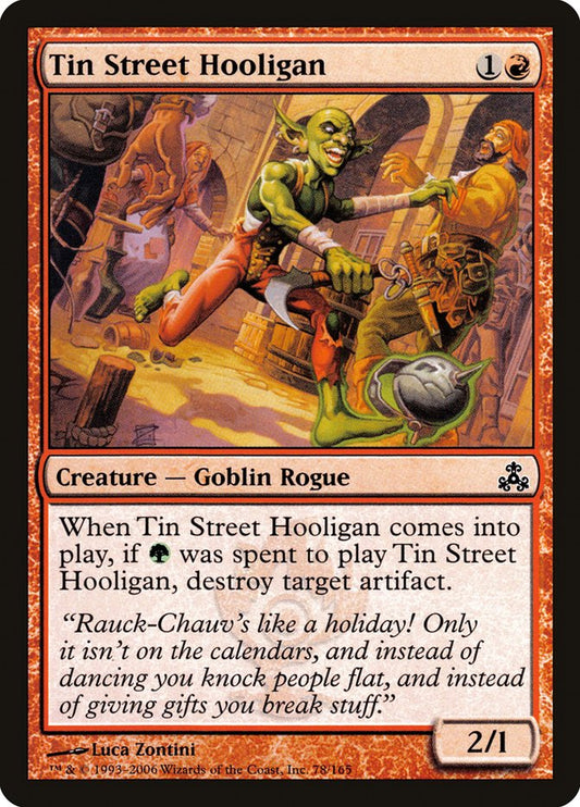 Tin Street Hooligan [Guildpact] [Foil]