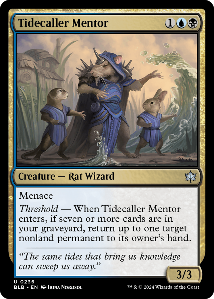 Tidecaller Mentor [Bloomburrow] [Foil]