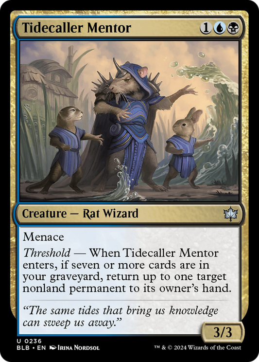 Tidecaller Mentor [Bloomburrow] [Foil]