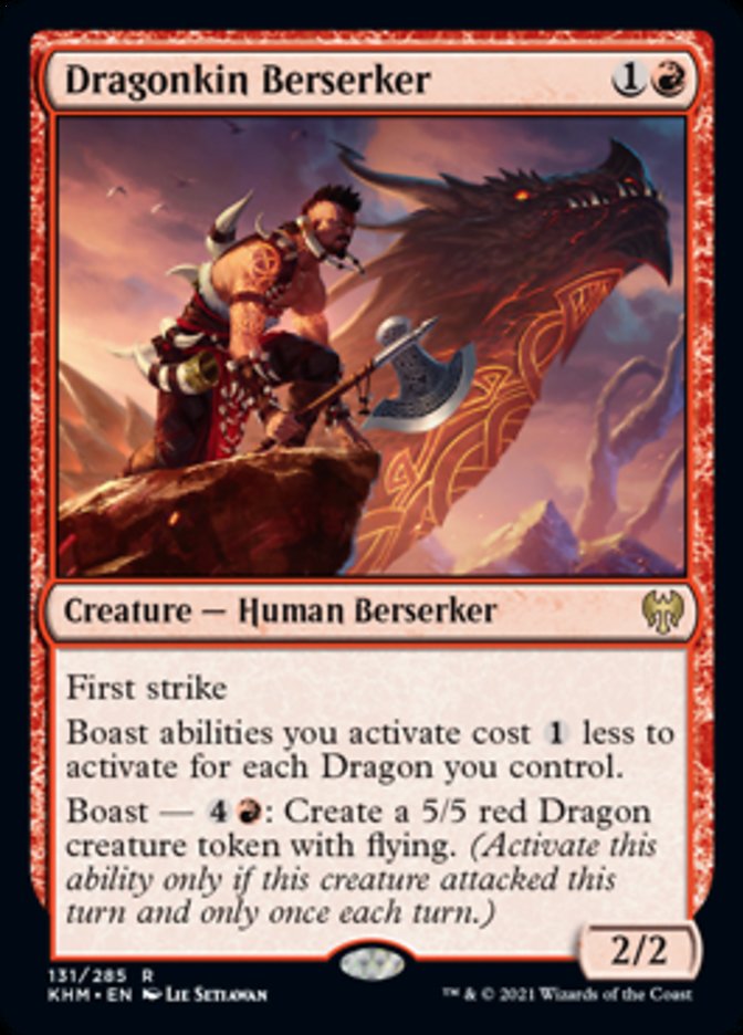 Dragonkin Berserker [Kaldheim] [Foil]