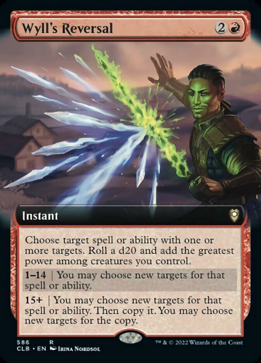 Wyll's Reversal (Extended Art) [Commander Legends: Battle for Baldur's Gate] [Foil]