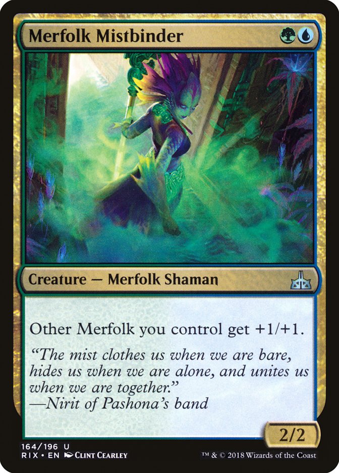 Merfolk Mistbinder [Rivals of Ixalan] [Foil]