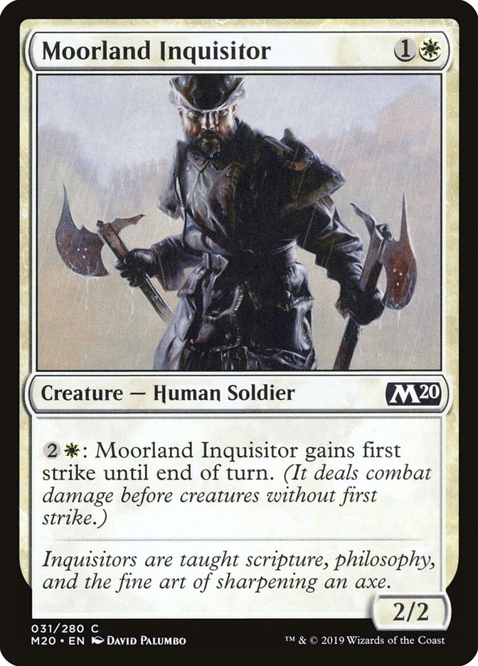 Moorland Inquisitor [Core Set 2020] [Foil]