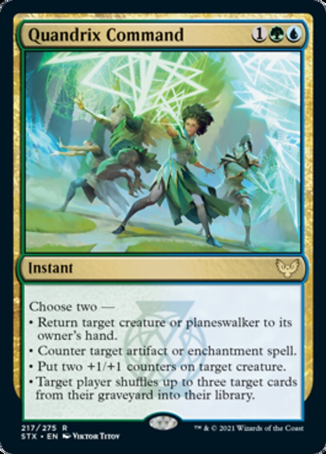 Quandrix Command [Strixhaven: School of Mages] [Foil]
