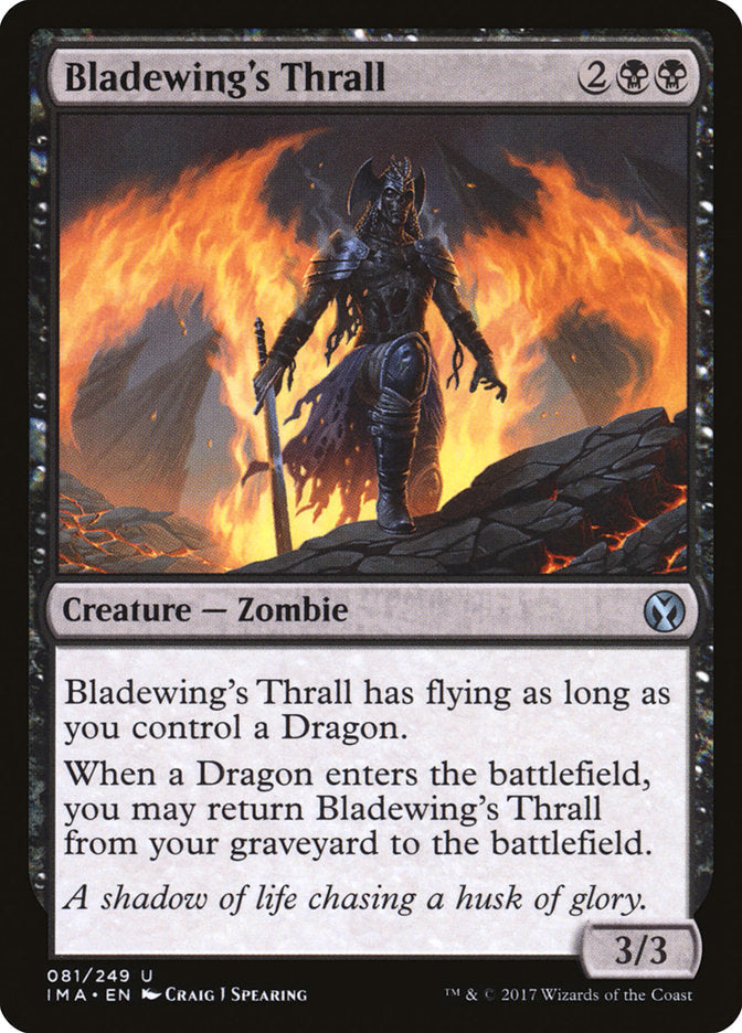 Bladewing's Thrall [Iconic Masters] [Foil]