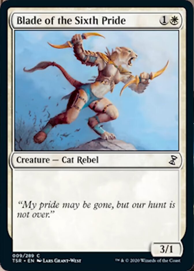 Blade of the Sixth Pride [Time Spiral Remastered] [Foil]
