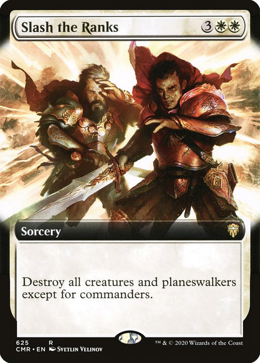 Slash the Ranks (Extended Art) [Commander Legends] [Foil]