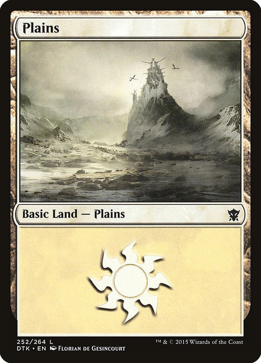 Plains (252) [Dragons of Tarkir] [Foil]