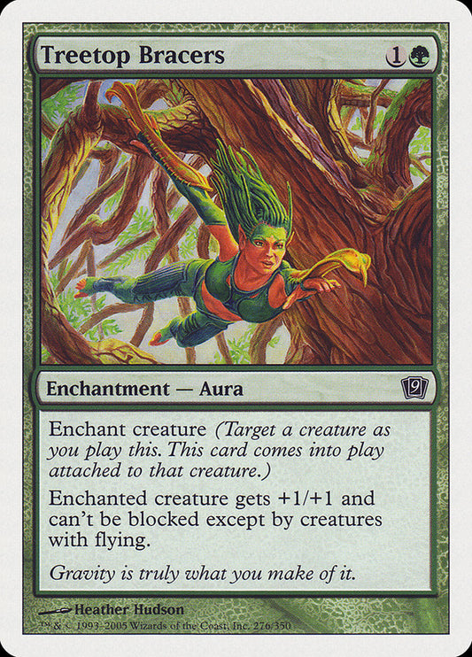 Treetop Bracers [Ninth Edition] [Foil]