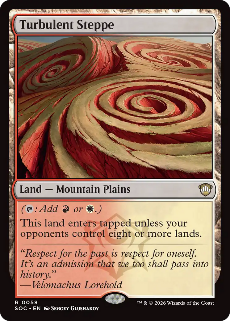Turbulent Steppe [Secrets of Strixhaven Commander] [Foil]