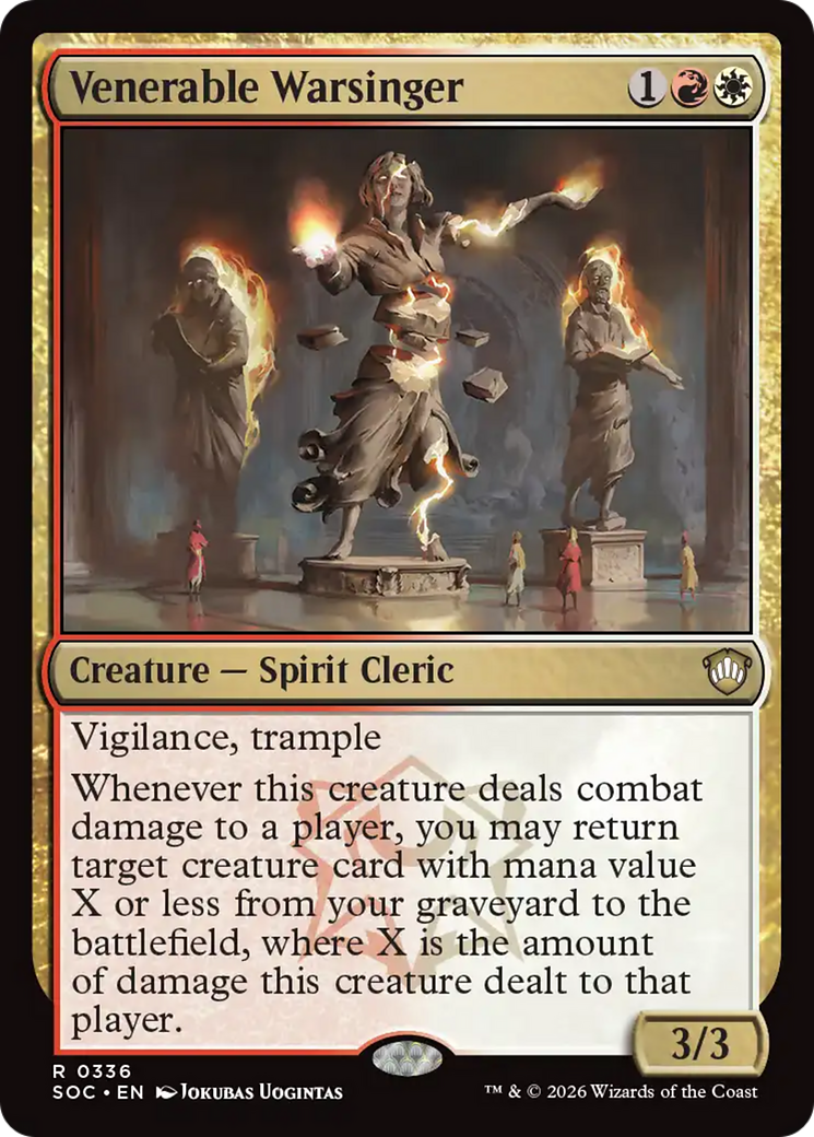 Venerable Warsinger [Secrets of Strixhaven Commander] [Foil]