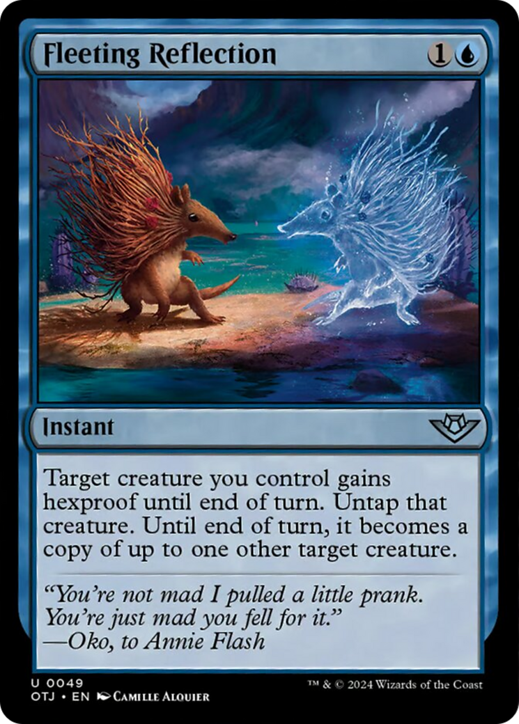 Fleeting Reflection [Outlaws of Thunder Junction] [Foil]