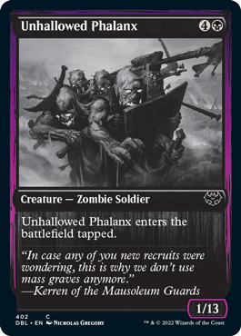 Unhallowed Phalanx [Innistrad: Double Feature] [Foil]
