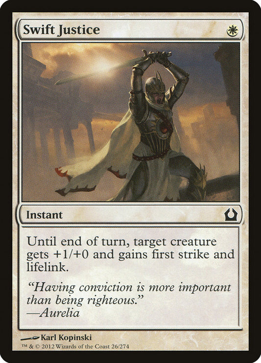 Swift Justice [Return to Ravnica] [Foil]
