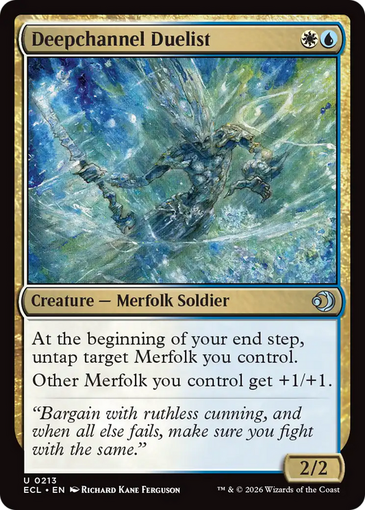 Deepchannel Duelist [Lorwyn Eclipsed] [Foil]
